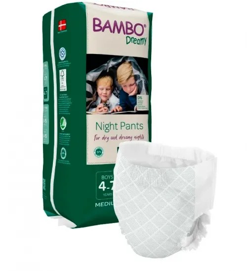 Bambo Dreamy Nights PANTS 4-7 BOY, 15-35 kg—4-7 let, 15-35 kg, pro chlapce, 10ks