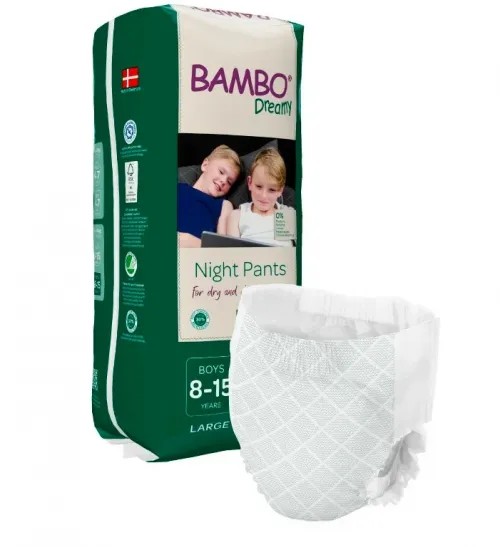 Bambo Dreamy Nights PANTS 8-15 BOY, 35-50 kg—8-15 let, 35-50 kg, pro chlapce, 10ks