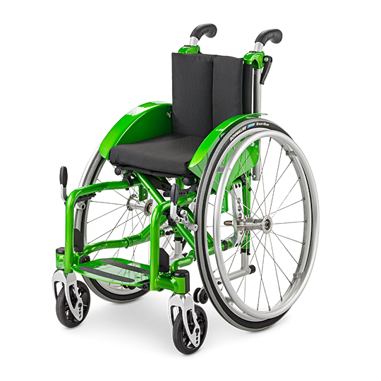 Dětský invalidní vozík Meyra FLASH 1.135—Velikost MIDI, šířka sedu 24-30cm