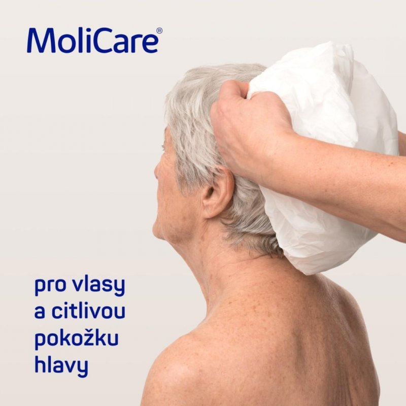 MoliCare Skin čepice se šamponem a kondicionérem—1ks