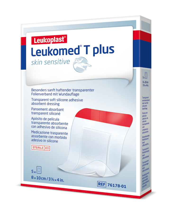 Leukomed® T plus skin sensitive—8x10cm, 5ks