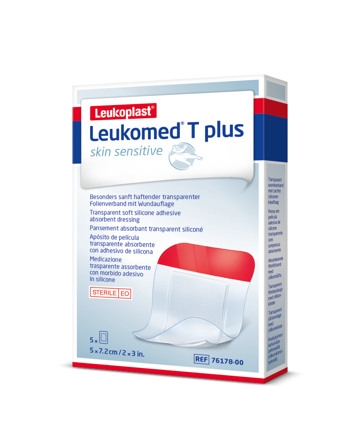 Leukomed® T plus skin sensitive—5x7,2cm, 5ks