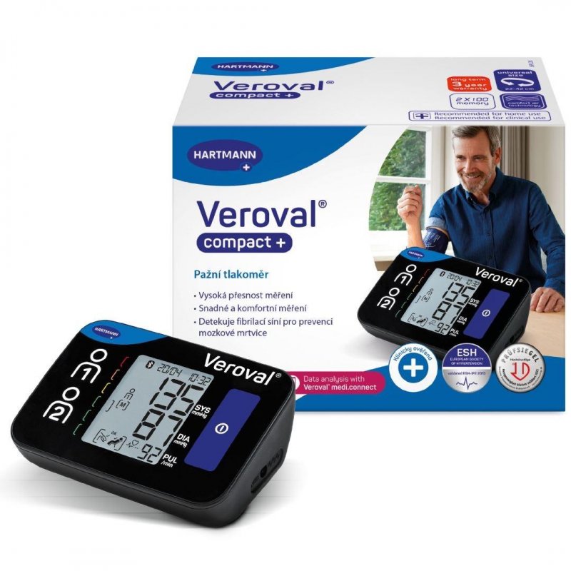 HARTMANN Veroval compact +—connect digitální pažní tlakoměr