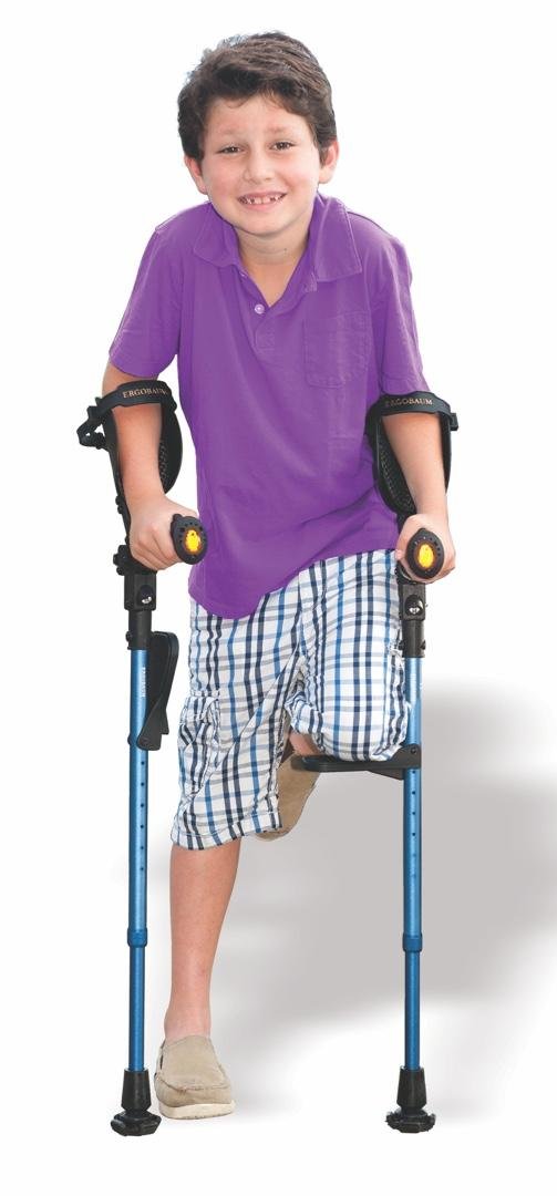 Ergonomická berle Ergobaum—Barva modrá