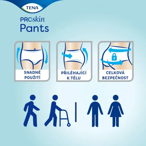TENA Pants Maxi L—Kalhotky absorpční natahovací 10 ks