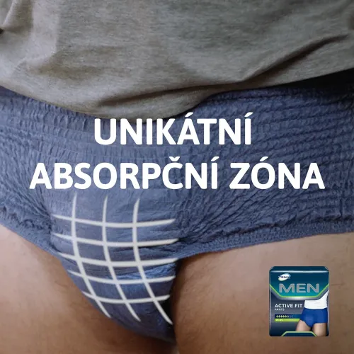 TENA Men Pants Plus Blue L/XL—Kalhotky absorpční natahovací 8ks