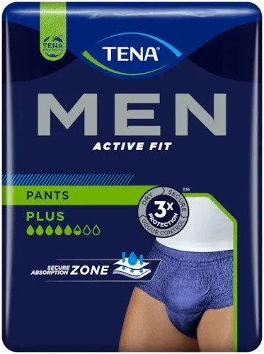 TENA Men Pants Plus Blue L/XL—Kalhotky absorpční natahovací 8ks