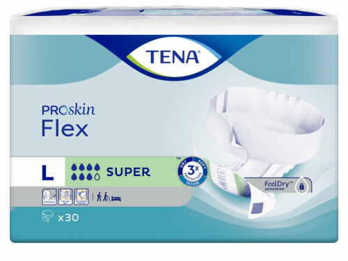 TENA Flex Super L—Kalhotky absorpční s pásem 30 ks