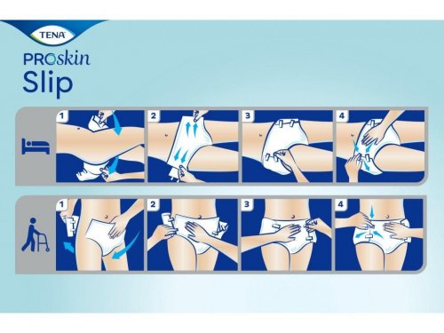 TENA Slip Plus XS—Kalhotky absorpční zalepovací 30 ks