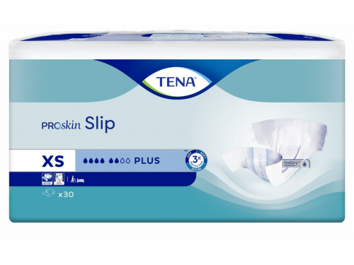 TENA Slip Plus XS—Kalhotky absorpční zalepovací 30 ks