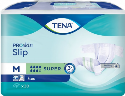 TENA Slip Super M—Kalhotky absorpční zalepovací 30 ks