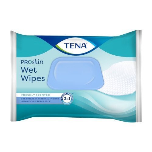 TENA Wet Wipes 30x20 cm—Vlhčené ubrousky 48ks