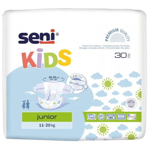 SENI Kids Junior 11-20kg—Kalhotky absorční prodyšné pro děti 30ks