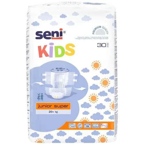 SENI Kids Junior Super 20+kg—Kalhotky absorční prodyšné pro děti 30ks