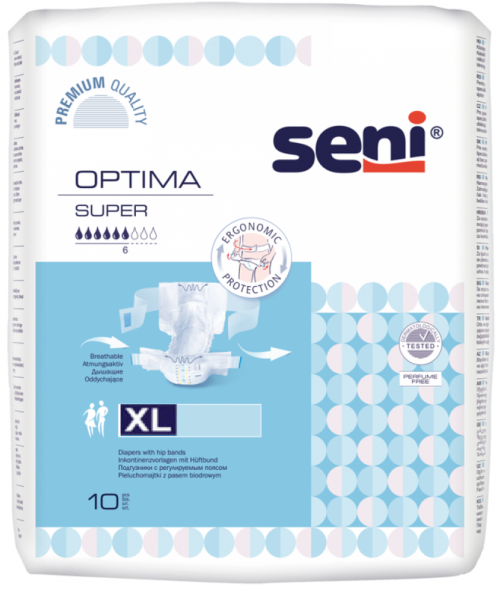 SENI Optima Super XL—Kalhotky absorpční s pásem denní 10ks