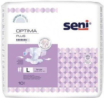 SENI Optima Plus L—Kalhotky absorpční s pásem noční 10 ks