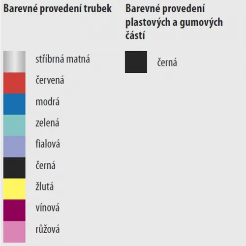 Francouzská berle 333 K-ASC stříbrná - levá - 1ks—Uzavřené vyměkčené anatomické držadlo