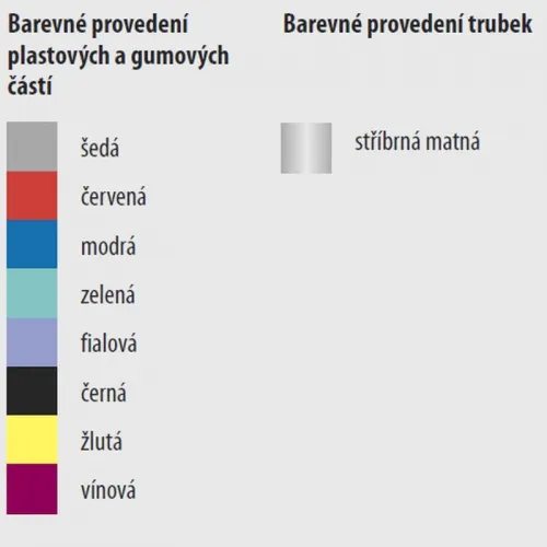 Francouzská dětská berle 222 J-S, mix barev - 1ks—Nastavitelná výška,vyměkčené držadlo