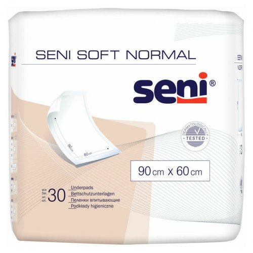 SENI Soft Normal 90x60 cm—Podložky absorpční 30 ks