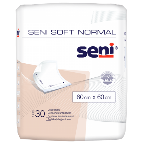 SENI Soft Normal 60x60 cm—Podložky absorpční 30 ks