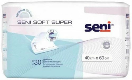 SENI Soft Super 40x60 cm—Podložky absorpční 30 ks