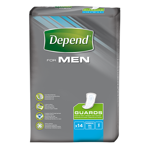 Depend pro muže 2 Guards—Vložky absorpční pro muže 14 ks