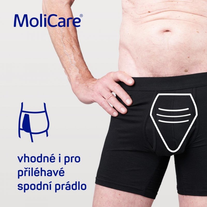 MoliCare Men 2 kapky—Vložky absorpční pro muže 14 ks