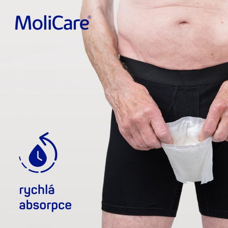 MoliCare Men 2 kapky—Vložky absorpční pro muže 14 ks