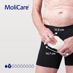 MoliCare Men 2 kapky—Vložky absorpční pro muže 14 ks