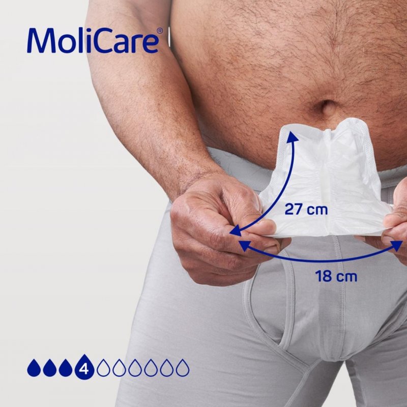 MoliCare Men 4 kapky—Vložky absorpční pro muže 14 ks