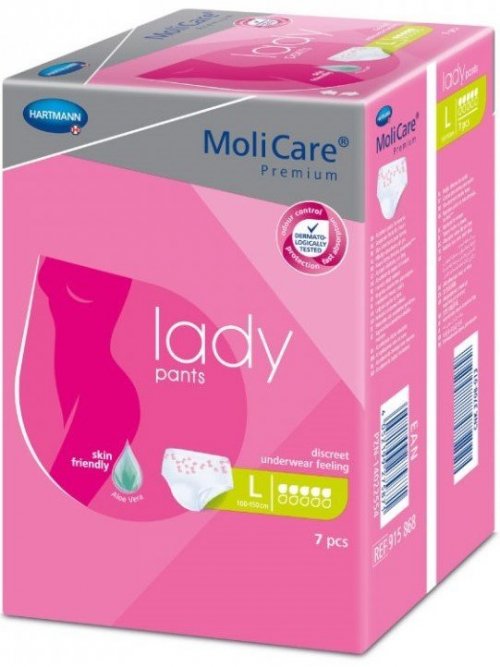 MoliCare Lady Pants 5 kapek L—Kalhotky plenkové absorpční 7 ks