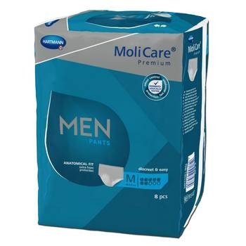 MoliCare Men Pants 7 kapek M—Kalhotky plenkové pro muže 8 ks