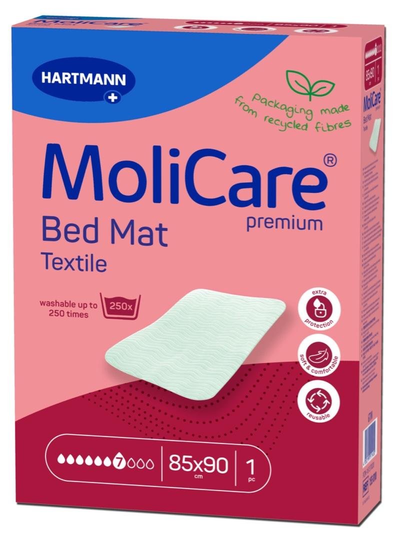 MoliCare Bed Mat Textile 7 kapek 85x90cm—Podložka absorpční 1 ks