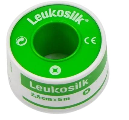 Leukosilk univerzální 1ks—Fixační páska/cívka, 2,5 cm x 5 m