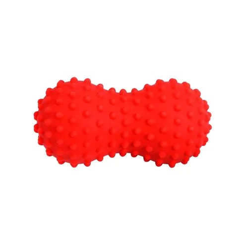 Masážní váleček PEANUT SPIKY ROLLER—červená barva, SPMB434